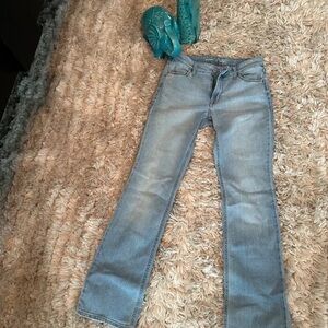 Old Navy Light Blue Flare Jeans
